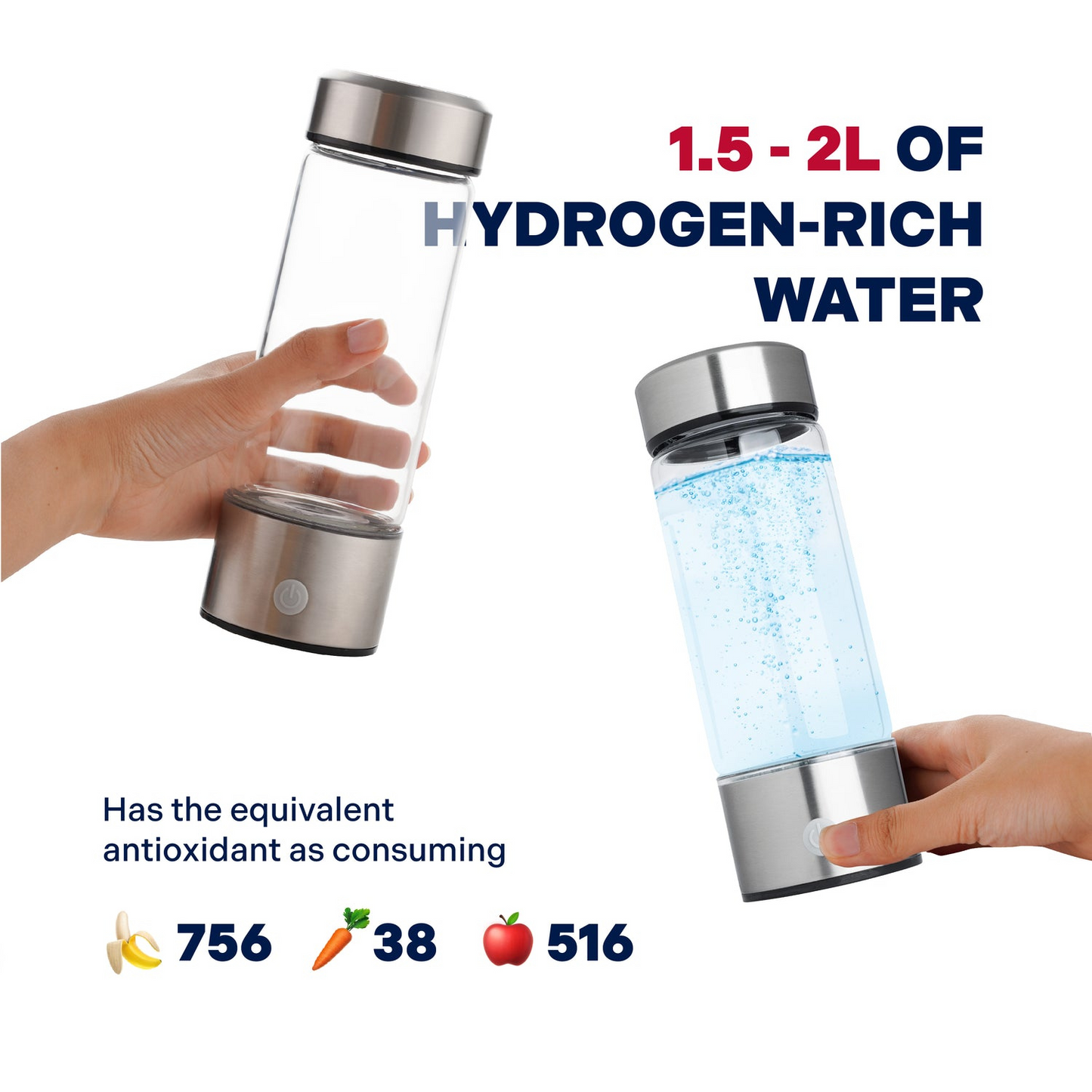 Hydrogen AgeDefy Water Bottle