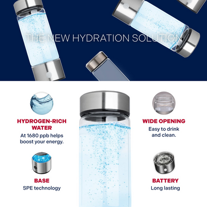 Hydrogen AgeDefy Water Bottle