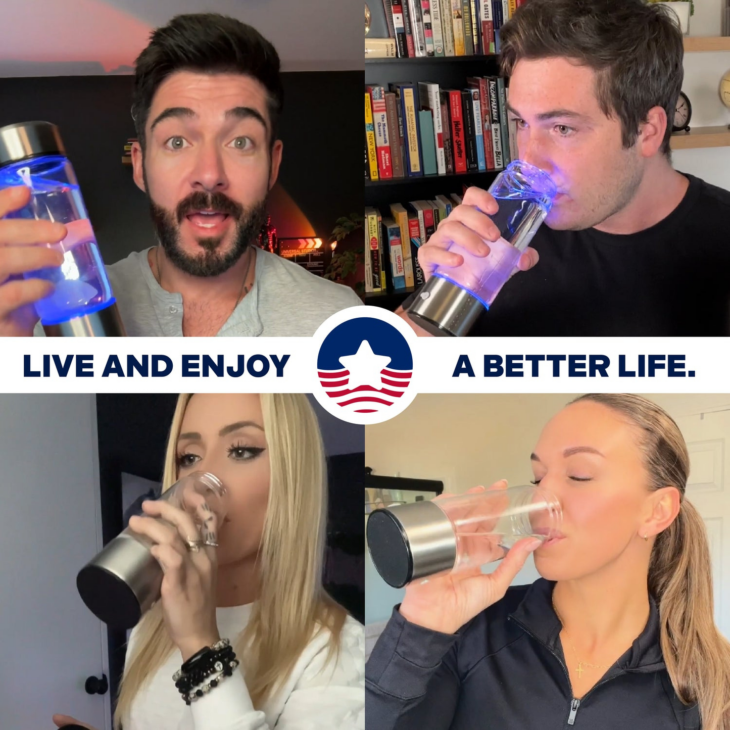 Hydrogen AgeDefy Water Bottle